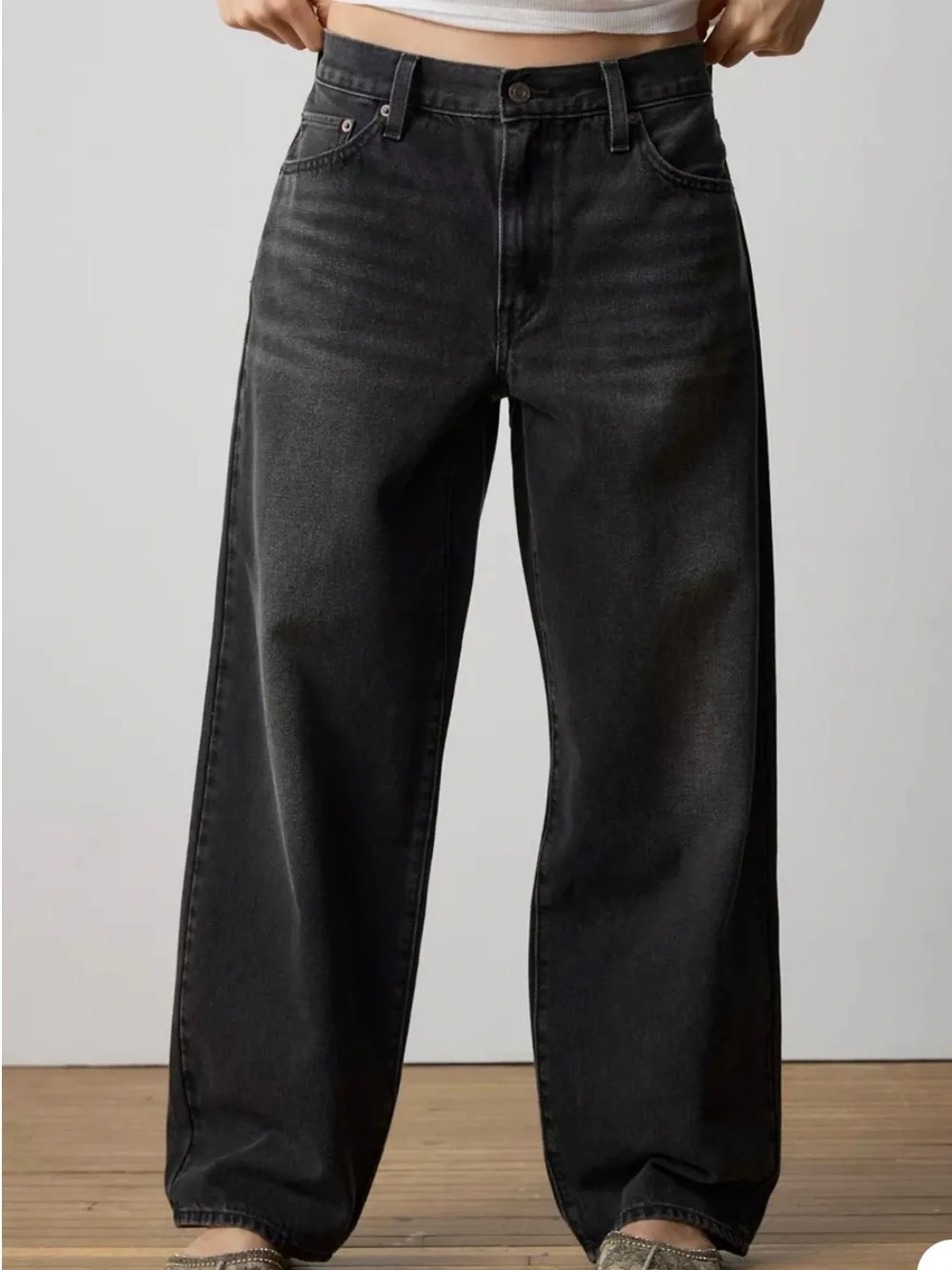 NWT Levi’s Baggy Dad Denim Jeans - Black